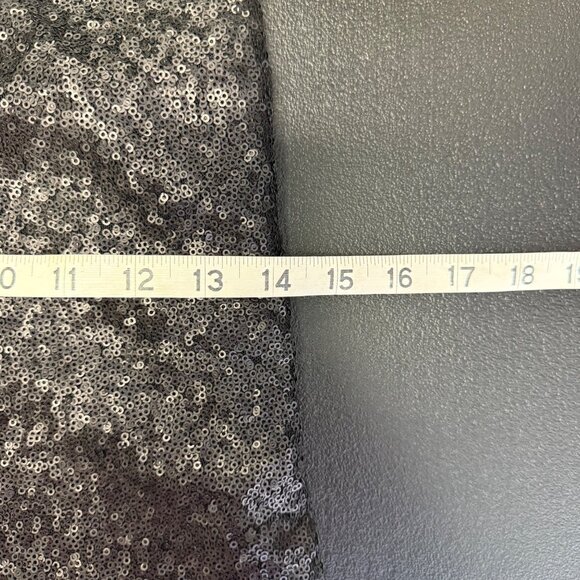 Amuse Society Black Sequined Camisole Top size XS Spaghetti Strap Sexy Sparkly - Picture 3 of 10